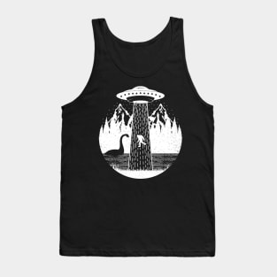 Bigfoot Ufo Abductees Tank Top